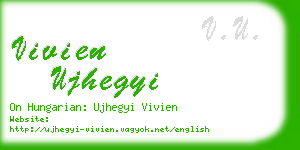 vivien ujhegyi business card